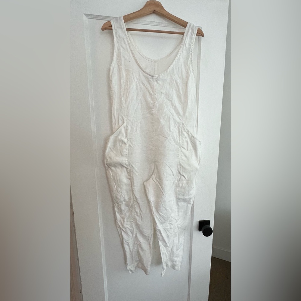 Elizabeth Suzann Clyde Linen Jumpsuit Sm